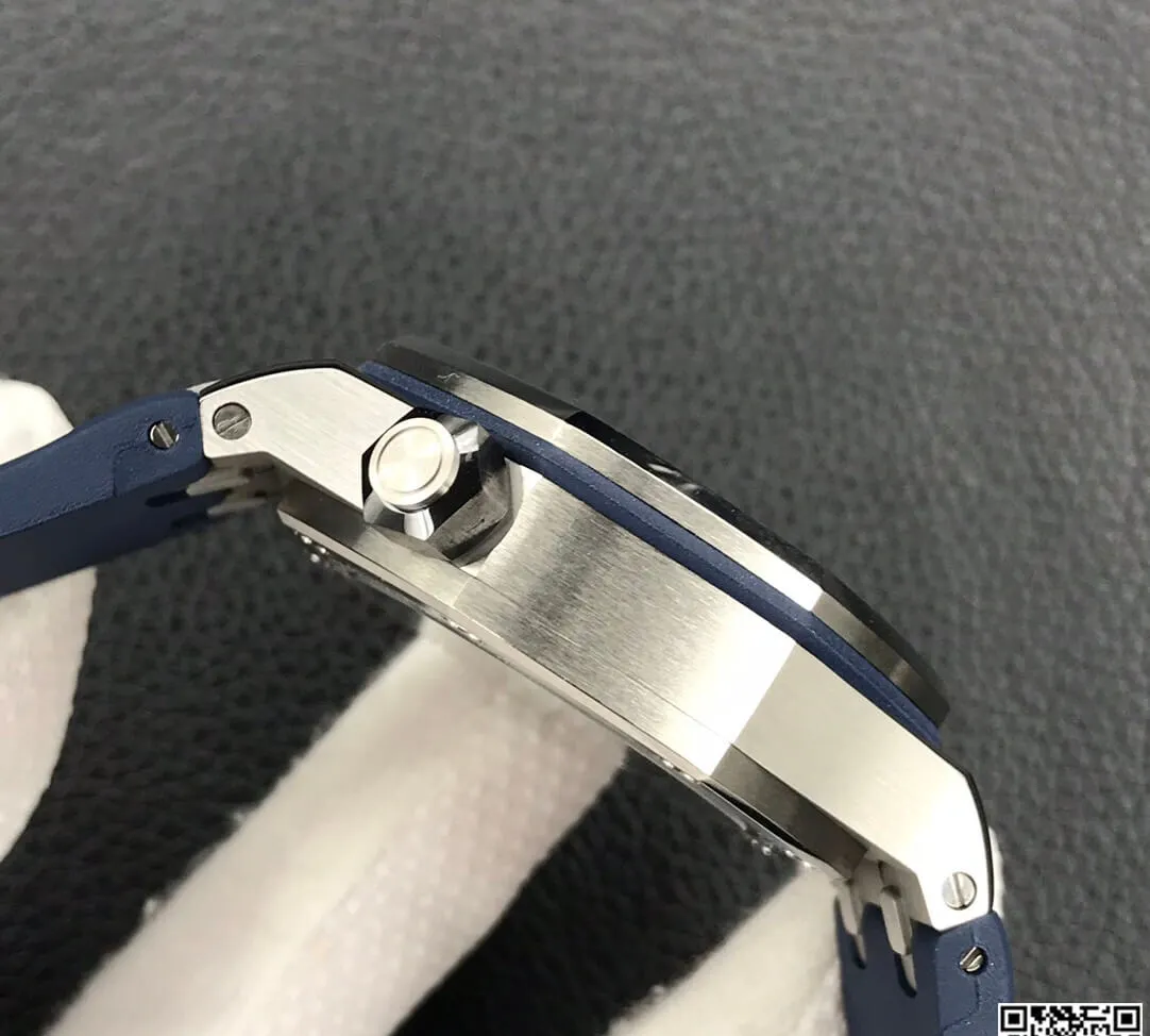 Audemars Piguet Royal Oak Offshore 15720ST.OO.A027CA.01 BF Factory 1:1 Best Edition Replica Watch Blue Strap